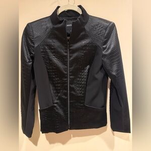 Lafayette 148 New York Black Textured Blazer